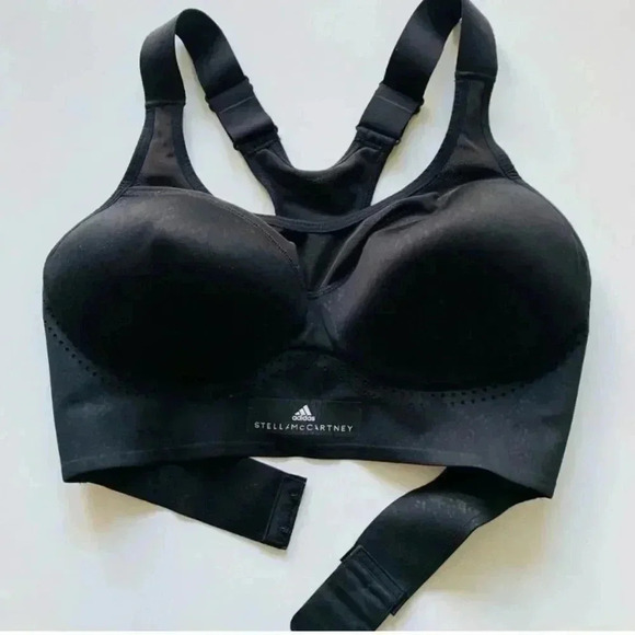 Adidas by Stella McCartney High Compact Sports Bra - Picture 3 of 5